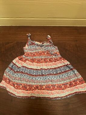 Red white and blue top/dress